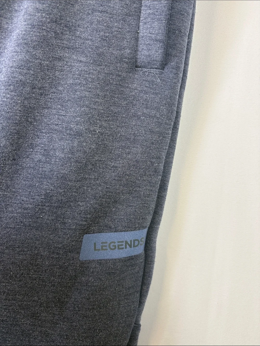 LEGENDS Hawthorne Men's Tech Joggers Vertical Zip Pocket Pants size large